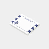 Name des Schiffskapitän 4 x 3 Post-it Klebezettel (angewinkelt)