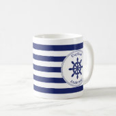 Name des Schiffskapitän Kaffeetasse (VorderseiteRechts)