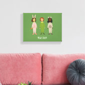 Name des Schlafanzugs des Party Leinwanddruck (Insitu (Wohnzimmer))