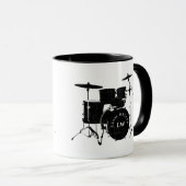 Name des Schlagzeugers Tasse (VorderseiteRechts)