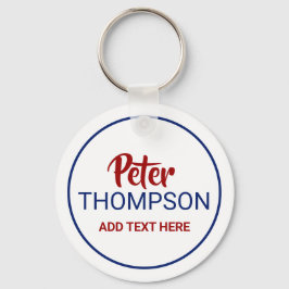 Name des Schlüsselbesitzers Schlüsselanhänger