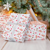 Name des Schokoladenmusters im Winter Geschenkpapier