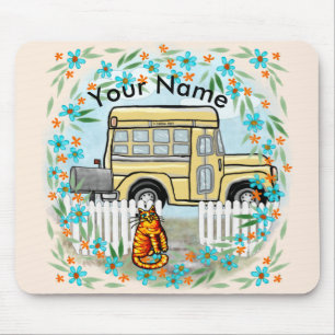 Name des Schulbustages Mousepad