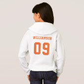 Name des Schulclubs Basketball Hoodie (Schwarz voll)