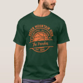 Name des Schulclubs Basketball T-Shirt (Vorderseite)