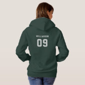 Name des Schulklubteams Hoodie (Schwarz voll)