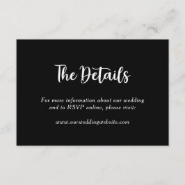 Name des Schwarz-weißen botanischen Monogrammes Begleitkarte