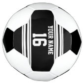 Name des Schwarz-weißen Teams Jersey Fußball (Gedreht)