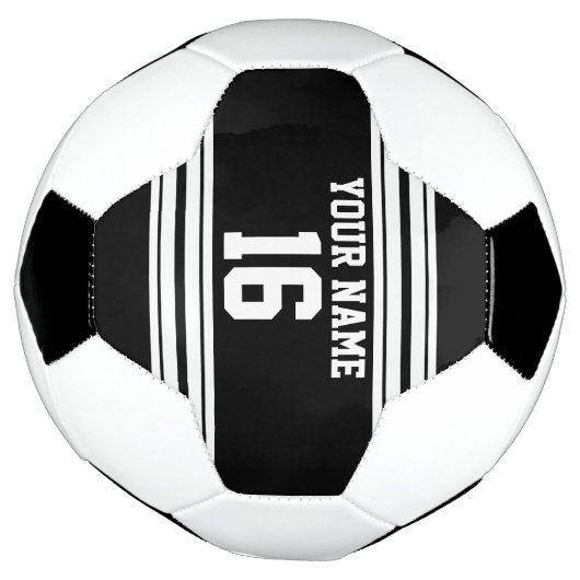 Name des Schwarz-weißen Teams Jersey Fußball (Gedreht)