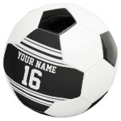 Name des Schwarz-weißen Teams Jersey Fußball (Dreiviertel)