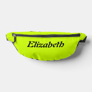 Name des Schwarzen Eleganten Neon Limon Yellow S Bauchtasche