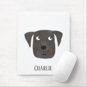 Name des schwarzen Labradors Retriever Mousepad (Mit Mouse)