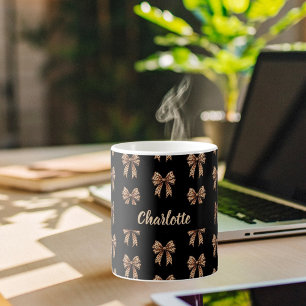 Name des schwarzen Leopardenbogens Kaffeetasse
