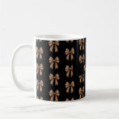 Name des schwarzen Leopardenbogens Kaffeetasse (Links)