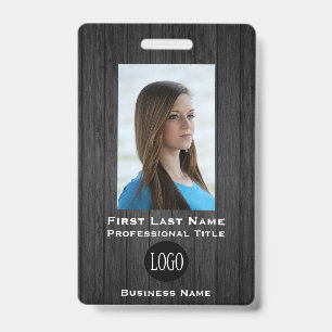 Name des Schwarzen Wood-Mitarbeiters Tags ID-Abzei Ausweis