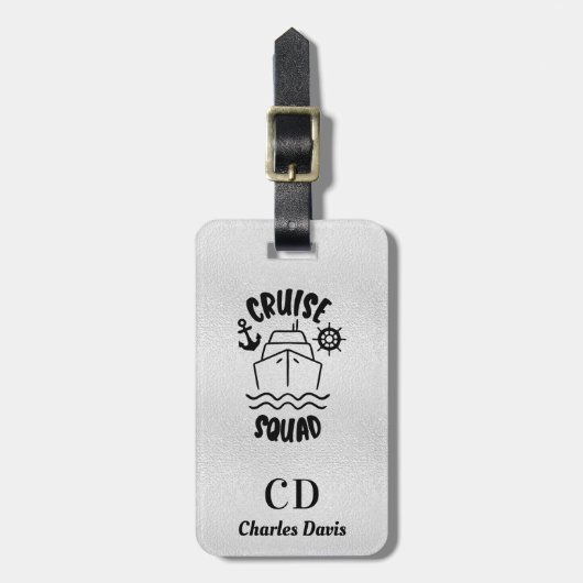 Name des Seekommandos Gepäckanhänger (Vorderseite vertikal)