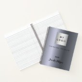 Name des Silbergeschäftes Notizblock (Innenseite)