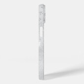 Name des silbernen Glitzer Case-Mate iPhone Hülle (Rückseite / Rechts)