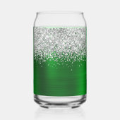 Name des silbernen Glitzer Dosenglas (Rückseite)