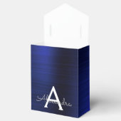 Name des Silver Navy Blue Glitzer-Sparkons Geschenkschachtel (Geöffnet)