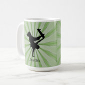 Name des Skateboarders Kaffeetasse (Vorderseite Links)