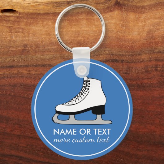 Name des Skaters in der benutzerdefinierten Abbild Schlüsselanhänger (Rückseite)