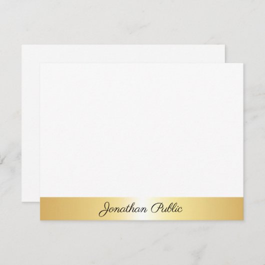 Name des Skriptnamens "Gold Template Handling" Mitteilungskarte (Vorne/Hinten)