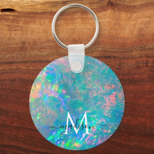 Name des Skripts für die Iridescent Fire Opal Schlüsselanhänger (Vorderseite)