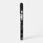 Name des Skripts für schwarzes Marmor iPhone 16 Hülle (Linke Seite)