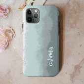 Name des Skripts simpel ombre aquamarin moderne ab Case-Mate iPhone Hülle