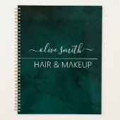 Name des Smarald Aquarell Monogram Planer (Vorderseite)