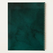 Name des Smarald Aquarell Monogram Planer (Rückseite)