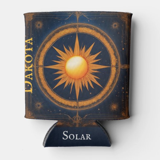 Name des Solar-Eclipse-grafischen Designs Dosenkühler (Vorderseite)