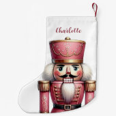 Name des Soldaten-Mädchens Kleiner Weihnachtsstrumpf (Rückseite)