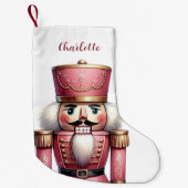 Name des Soldaten-Mädchens Kleiner Weihnachtsstrumpf (Vorderseite)