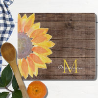 Name des Sonnenblumenstall Holz Monogramm