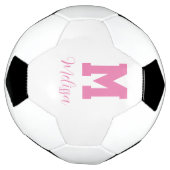 Name des Spielers und Monogramm Fußball (Gedreht)