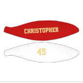 Name des Spielerteams Mit Monogramm Mini Basketball (Panele)