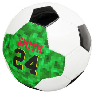 NAME DES Sports Ball Player NUMMER Pixilated Grass