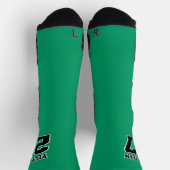 Name des Sportteams: Green Black Basketball Socken (Oben)