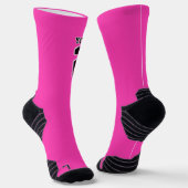 Name des Sportteams heißen rosa Basketball Socken (Gewinkelt)