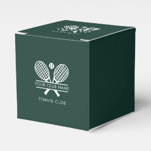 Name des Sportvereins Rasentennis-Mannschaftsspiel Geschenkschachtel