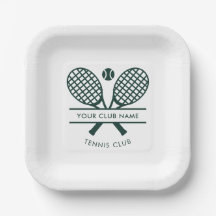 Name des Sportvereins Tennis Icons Green Logo Papi
