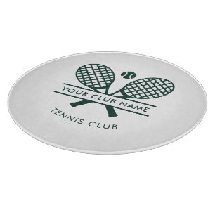 Name des Sportvereins Tennis Icons Green Logo Schneidebrett