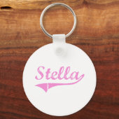 Name des Stella Classic Stils Schlüsselanhänger (Vorderseite)