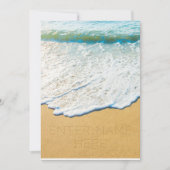 Name des Strandsandgenerators schreiben Ankündigung (Vorderseite)