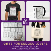 Name des Sudoku Monogramms Tasse