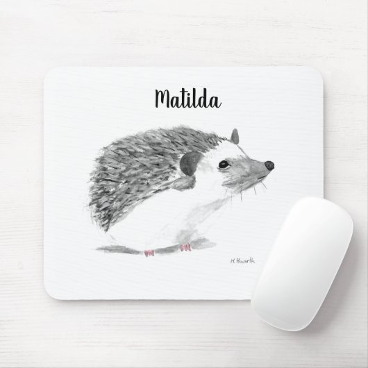 Name des süßen Tiers Baby Igel Mousepad (Mit Mouse)