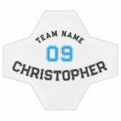 Name des Teams der personalisierten Player Jersey- Fußball (Flach)