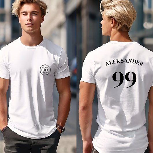 Name des Teams Einfacher Sport T-Shirt